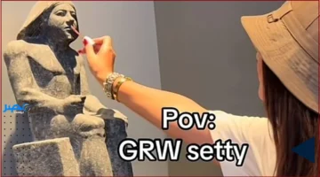 مكياج تماثيل المتحف المصري الكبير: رد صاحبة التريند وكشف تفاصيل الواقعة